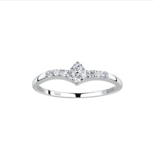 Sterling Silver Size 7. Ladies Ring. New.